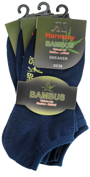 9 Paar RS. Harmony 43027 BAMBUS Sneaker marine 3 Größen
