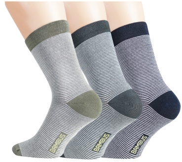 3 Paar RS. Harmony 43045 BAMBUS Ringelsocken 3 Größen