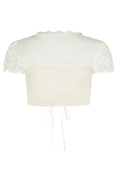 NINA von C. 48462971 Dirndl Bluse NINA kurzarm Gr. 34-44 champagner