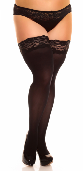 GLAMORY Micro 60 Halterlose Strümpfe schwarz Gr. 40 - 62 G-50118