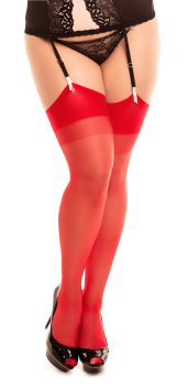 GLAMORY Perfect 20 Strapsstrümpfe rot Gr. 40 - 62 G-50131