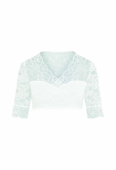SUSA 5568 Dirndlbluse halbarm Gr. 30 - 48 ivory 002