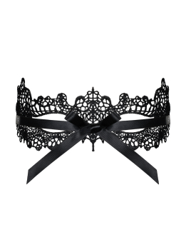 OBSESSIVE Guipure Maske A701 schwarz