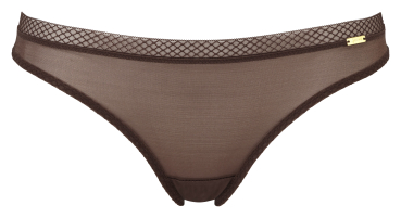 GOSSARD Glossies 6273 chocolate Slip, XS - XL