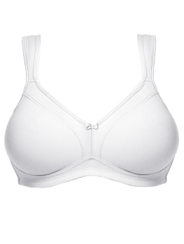 SUSA 90B SONDERPREIS Soft BH 7077 ohne Bügel TOPSY weiss 003