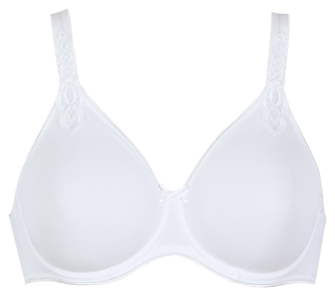 NATURANA 7208 Minimizer Bügel BH mit Schale 75 - 95, B - F weiß schwarz