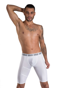 EROS VENEZIANI Herren Lang Pant Push Up 7351E weiß