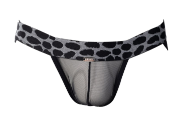 EROS VENEZIANI Herren Tüll Jock String 7424 schwarz