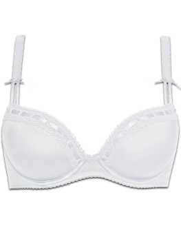 SUSA ❤ Dirndl BH 7432 weiß 003 ❤ Push Up mit Bügel und Schale 70-90, A-E