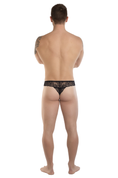EROS VENEZIANI Herren String Push Up 7472 schwarz