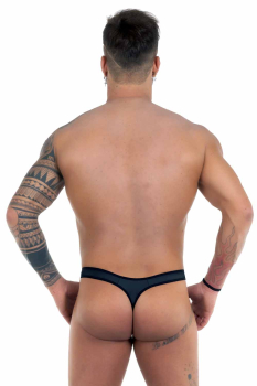 Preview: EROS VENEZIANI Herren String Clipverschluss 7513 schwarz