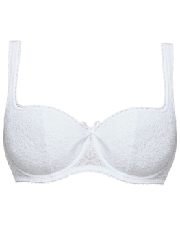Preview: SUSA 80B Sonderpreis Dirndl BH 7592 mit Bügel und Schale weiß