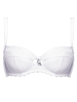 SUSA ❤ Dirndl BH 7614 ❤ gefüttert mit Bügel und herausnehmbaren Kissen 70-95, A-F weiß