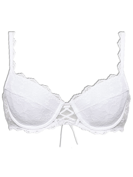 SUSA ❤ Dirndl BH 7432 ❤ Push Up mit Bügel und Schale 70-90, A-E weiß schwarz