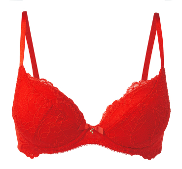 GOSSARD 7711 chilli red Push Up Bügel BH 70-85, A-I