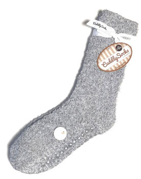 TAUBERT 777611588 KUSCHELSOCKEN Spa ABS 1 Paar grey metallic melange
