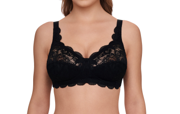 SUSA 80F Sonderpreis Spitzen BH 7814 ohne Bügel schwarz (004)