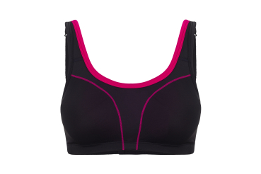 SUSA 75G Sonderpreis Sport BH High Support 7897 ohne Bügel SCHWARZ-PINK 244