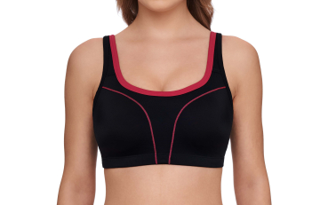 SUSA 75G Sonderpreis Sport BH High Support 7897 ohne Bügel SCHWARZ-PINK 244