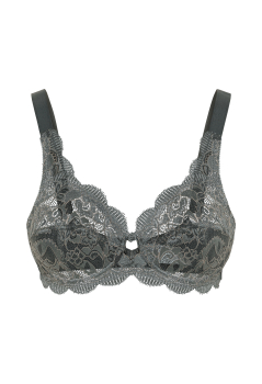 SUSA Spitzen BH 8008 mit Bügel 75-110, B-F cool grey 036