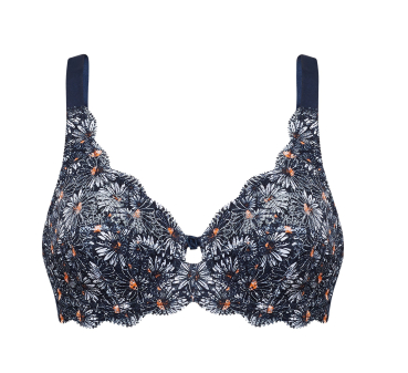 SUSA 85E Sonderpreis LATINA 8008 Spitzen BH mit Bügel white flowers 167