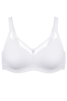 SUSA 80B Sonderpreis Soft-BH 8108 CAPRI gemoldet, ohne Bügel weiß 003