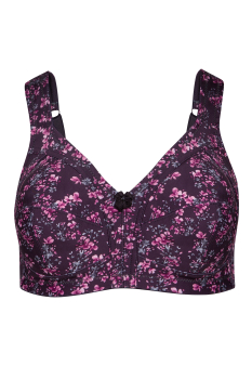 SUSA Soft BH 8156 ohne Bügel 80-120, B-G purple print (364)