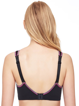 Preview: SUSA Sport BH  ❤ 8170 schwarz-pink 244 ❤ ohne Bügel 70 - 105, A - H