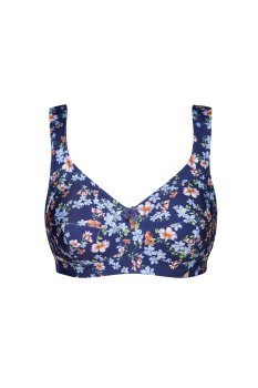 SUSA Soft BH 8187 ohne Bügel 80-120, B-G blue printed (299)