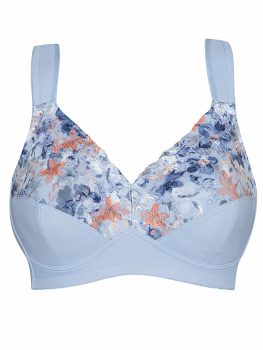 SUSA Soft BH 8198 RIVA ohne Bügel 80-120, C-E graphic blue (390)