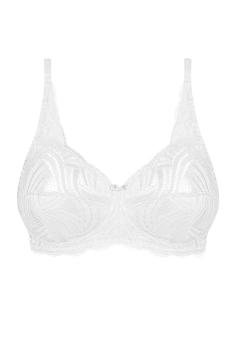 SUSA 8201 Spitzen BH Nizza ohne Bügel 75-90, B-E weiß 003