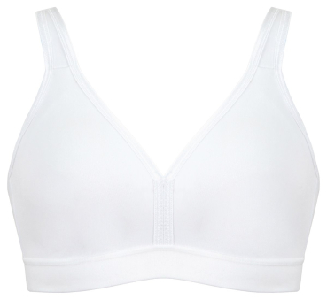 NATURANA 86021 Soft Sport BH 80 - 105, B - D weiß schwarz