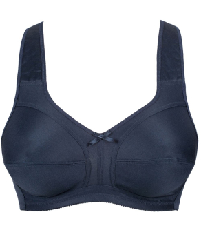 2er Pack NATURANA Soft-BH 80 - 105 B - DD/E weiß blau 86136