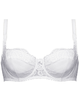 SUSA ❤ Dirndl BH 8864 weiss ❤ gefüttert mit Bügel  70-100, A-G - 003