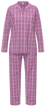 SEIDENSTICKER 91010 Schlafanzug / Pyjama lang 36-48 mauve shadow 43
