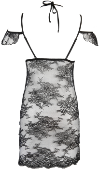AXAMI 10125 Babydoll mit String S - XL schwarz V-9509