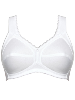 SUSA ❤ Entlastungs BH 9617 ❤ ohne Bügel 100% Baumwolle 75-110, A-D weiß und cappuccino