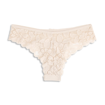 Preview: COTONELLA adc87 2 STÜCK Brazilian Slip mit Spitze MY PIZZO 38-44 beige (cipria)