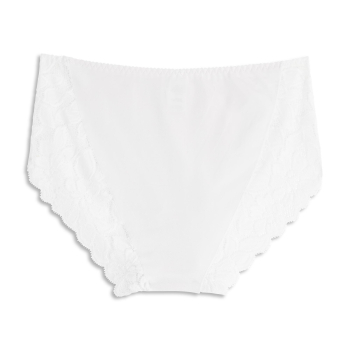 COTONELLA adc89 2 STÜCK Midi Slip mit Spitze MY PIZZO 40-46 weiss