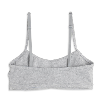 Preview: COTONELLA add22 Bustier mit herausnehmbarer Schale Gr. 70-85 grau melange