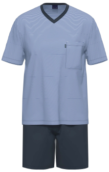 AMMANN 7829 Pyjama / Schlafanzug kurz / Shorty Gr. 48-58 in 3 Farben