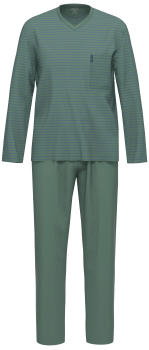 Preview: AMMANN 9249 Pyjama / Schlafanzug lang Gr. 48-64 in 3 Farben