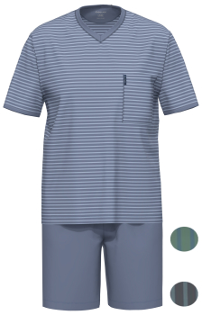 AMMANN 9246 Pyjama / Schlafanzug kurz / Shorty Gr. 48-64 in 3 Farben