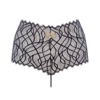 BRACLI 3337 Betty Page Collection PANTY open schwarz S, M, L, XL