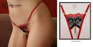 LOLA LUNA String CHLOE open S M L XL