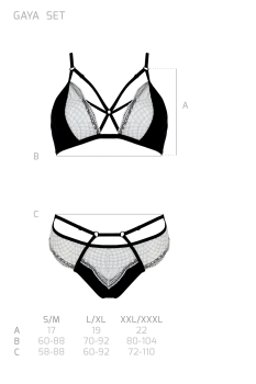 AVANUA 10224 BH Set mit Slip SAGAYA S/M, L/XL, XXL/XXXL
