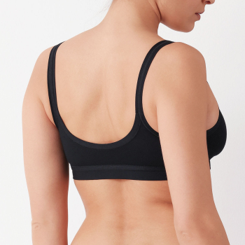 Preview: COTONELLA gd065 DOPPELPACK Soft BH / Bustier 95% Baumwolle Gr. 70-85 schwarz