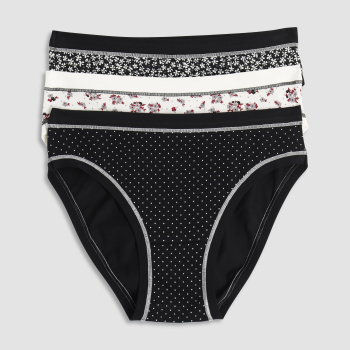 COTONELLA GD504 Tai Slip 3er Pack 38-46 gemustert