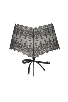 BRACLI 2647 Perlenstring BRACLI Geneva Dark Panty S - XL, schwarz