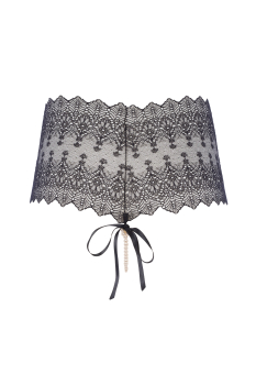 BRACLI 2640 Perlenstring BRACLI Geneva Panty S - XL, in schwarz und natur